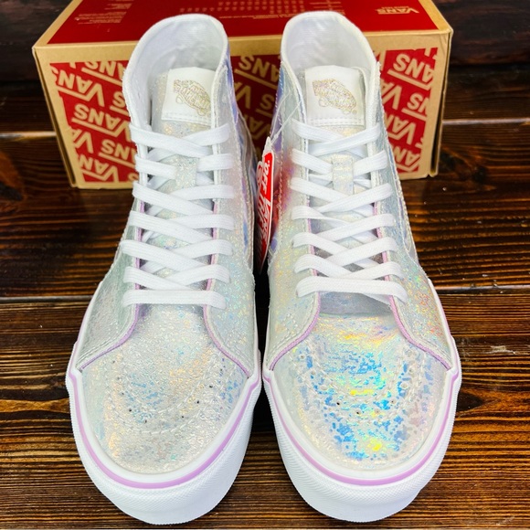 NIB Vans Sk8-Hi Tapered Butterfly Dreams Platform Sparkle Sneakers - Picture 7 of 13